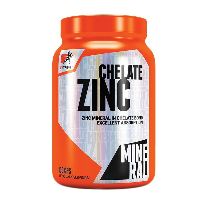 Микроэлемент Цинк для спорта Extrifit Zink Chealte 100 Caps Микроэлемент Цинк для спорта Extrifit Zink Chealte 100 Caps
