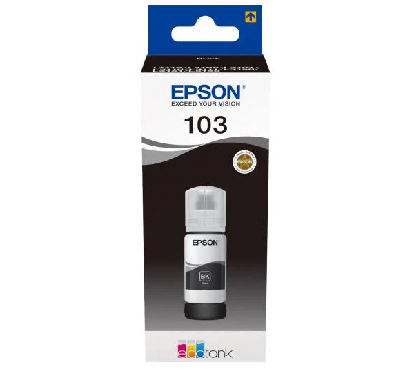 Контейнер Epson 103 для EcoTank L3151/L3201/L1250/L3156/L3251/L3266/L3150/L3260 Black (C13T00S14A)