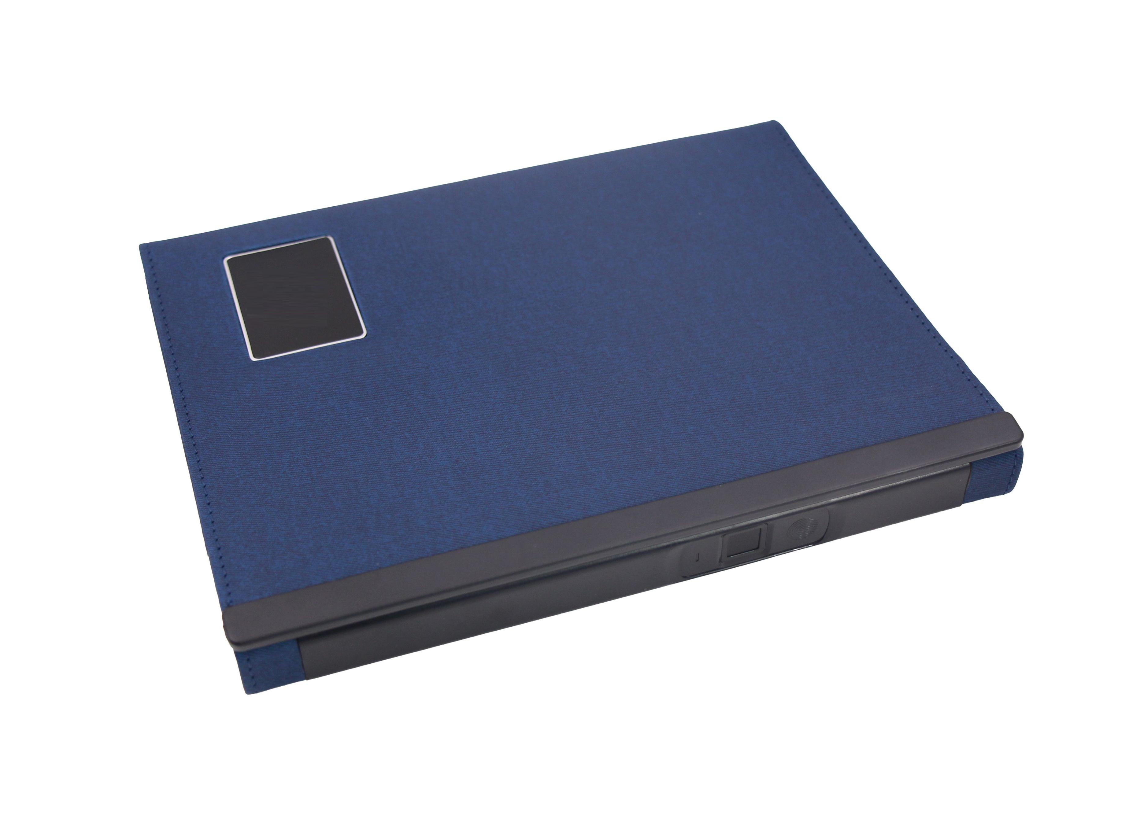 Смарт-блокнот AB tech с отпечатком пальца Touch ID и беспроводной зарядкой Синий (3333354) Смарт-блокнот AB tech с отпечатком пальца Touch ID и беспроводной зарядкой Синий (3333354)