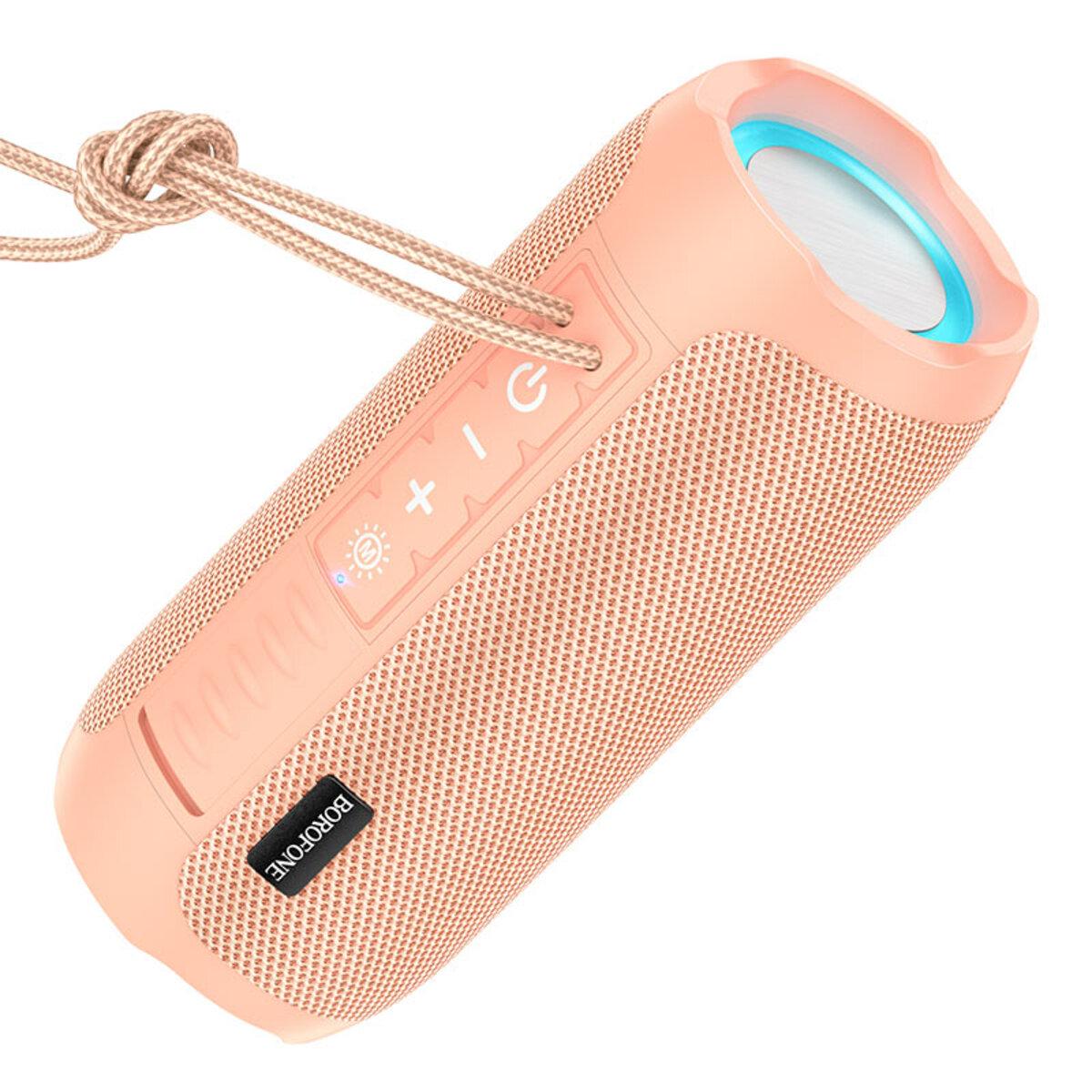 Портативная колонка Borofone BR21 Sports BT speaker 1200 mAh Candy Pink (19100327) - фото 1