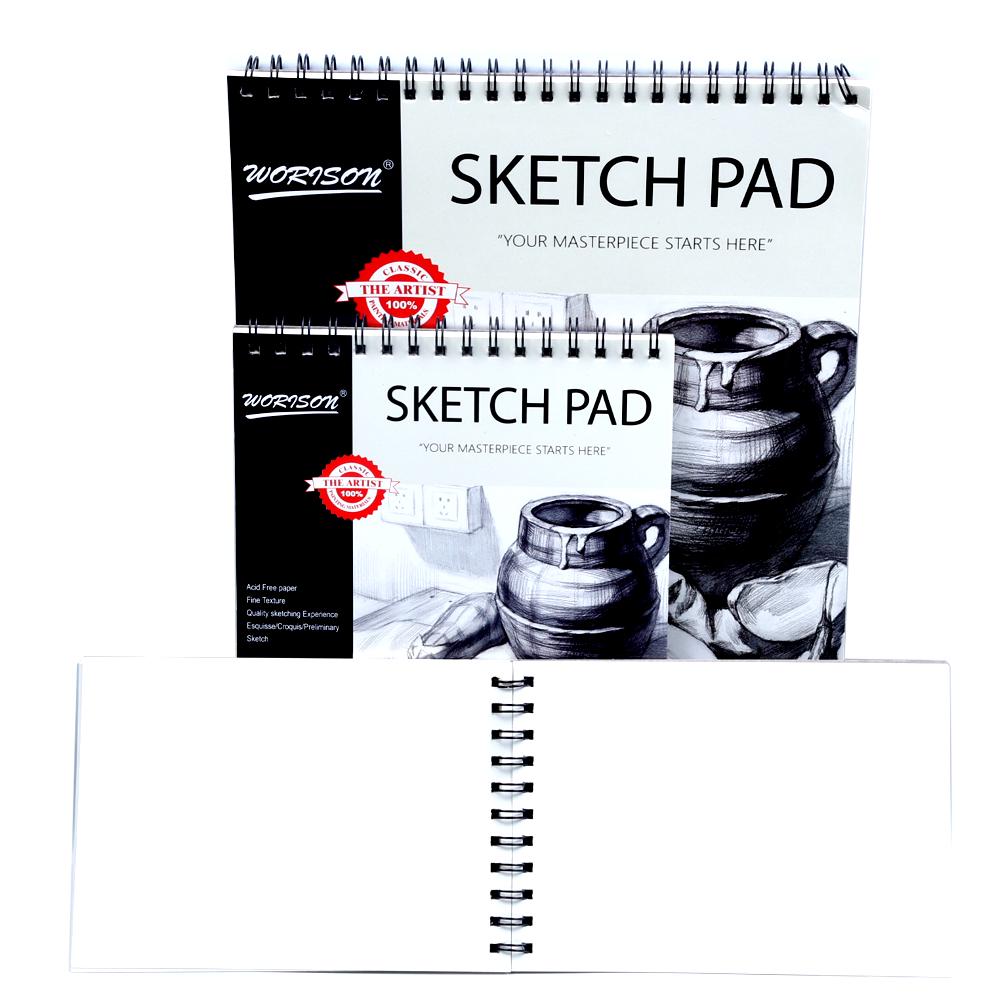 Альбом на пружине Worison Sketch Pad 24 л. 160 г/м² А4 (W5301-A4) - фото 2
