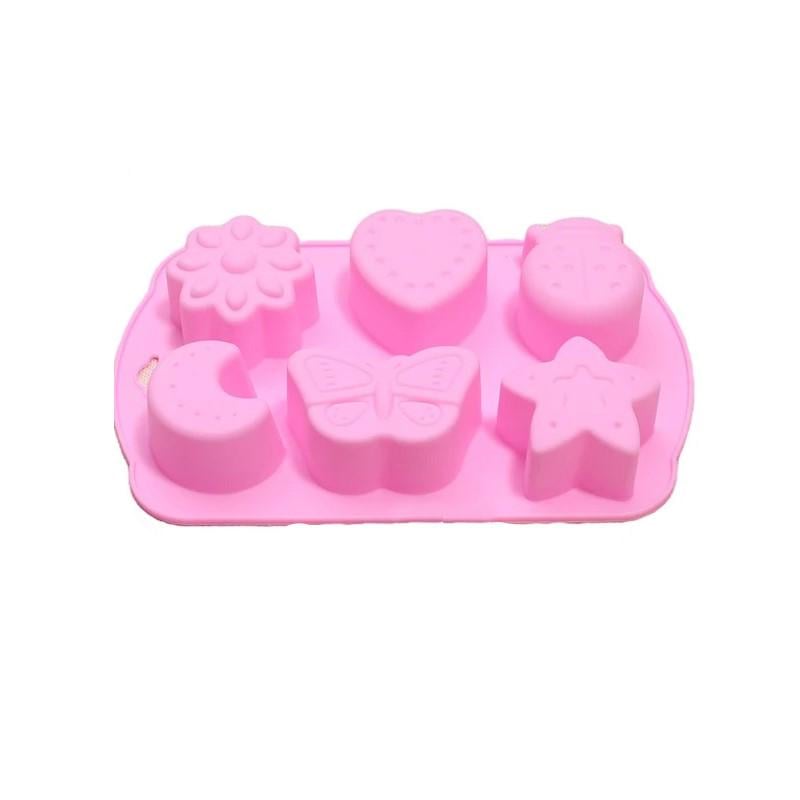 Форма силікон Stenson MH-4396 Butterfly 17x10,5x2,5 см Рожевий (24460980)