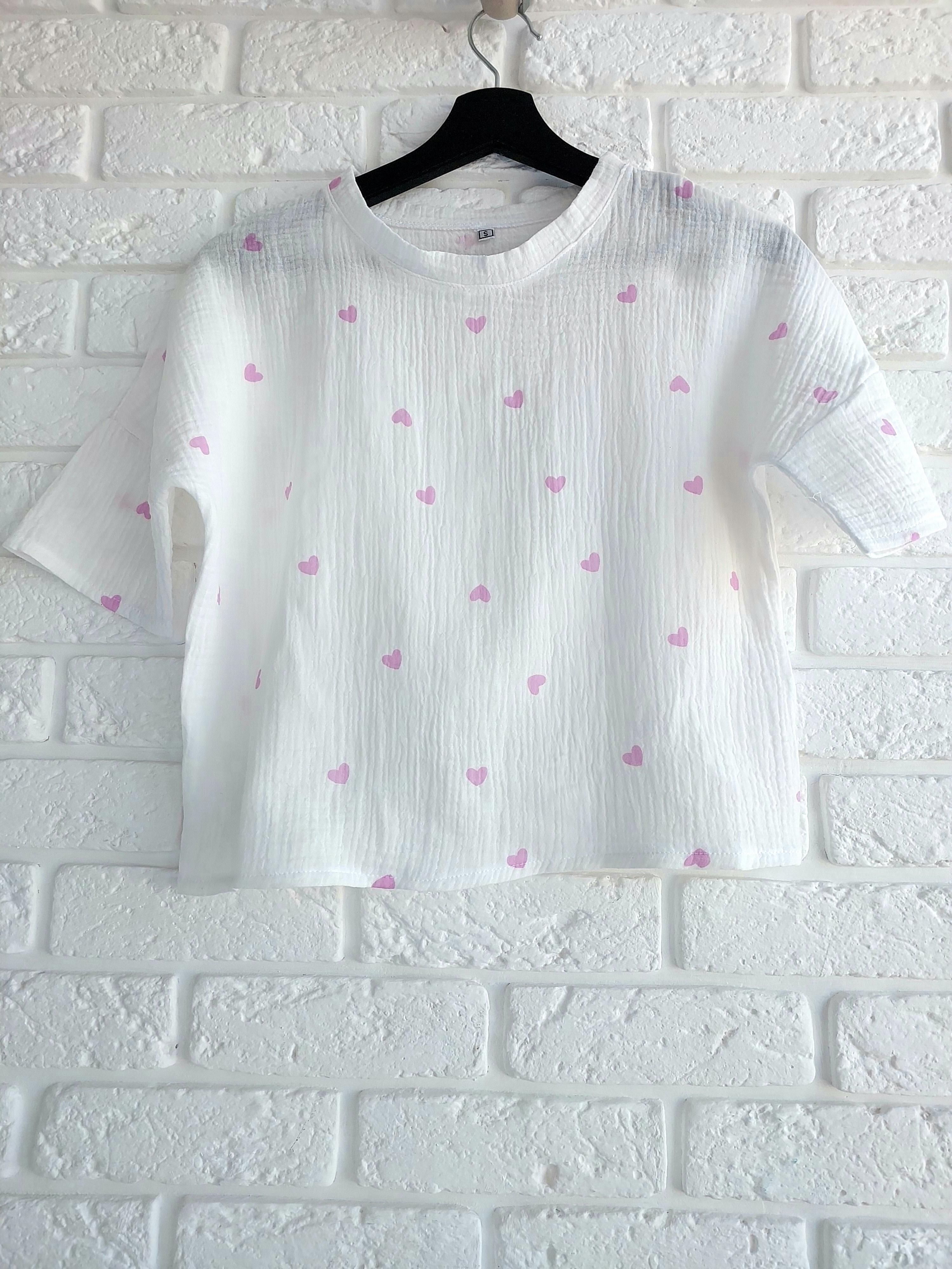 Пижама женская с сердечками L (pj09-3) - фото 4 Пижама женская с сердечками L (pj09-3) - фото 4