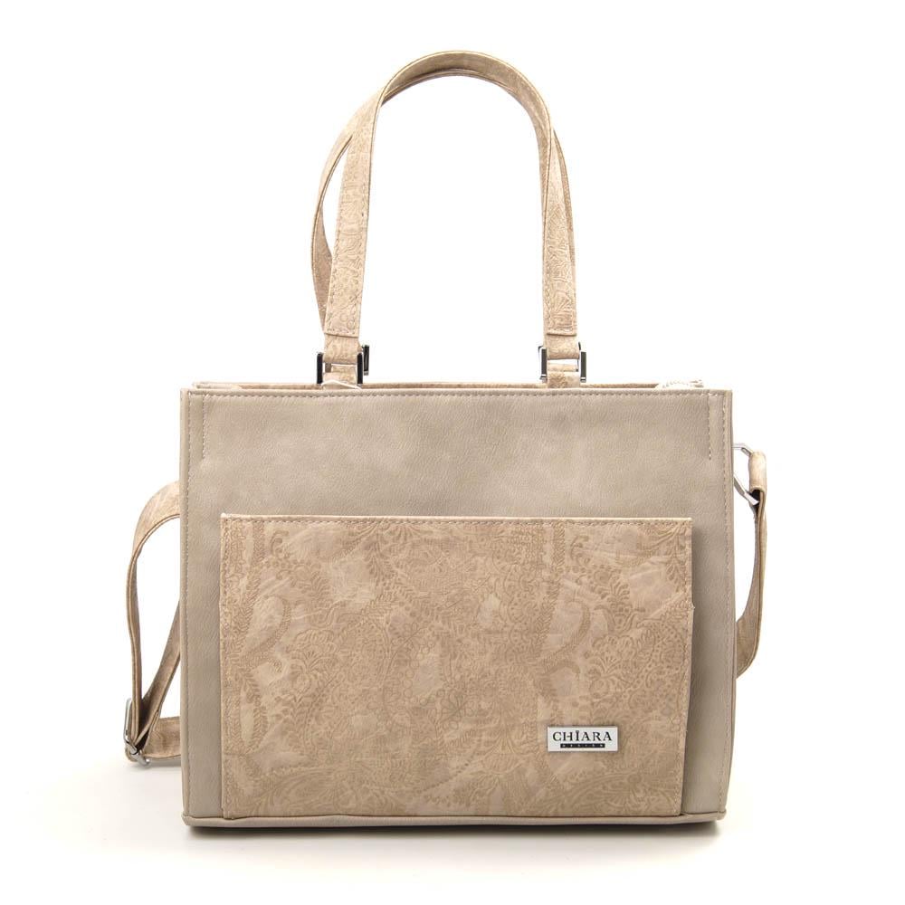 Сумка Chiara Zoya 31,5х11,5х25,5 см Beige (115867)