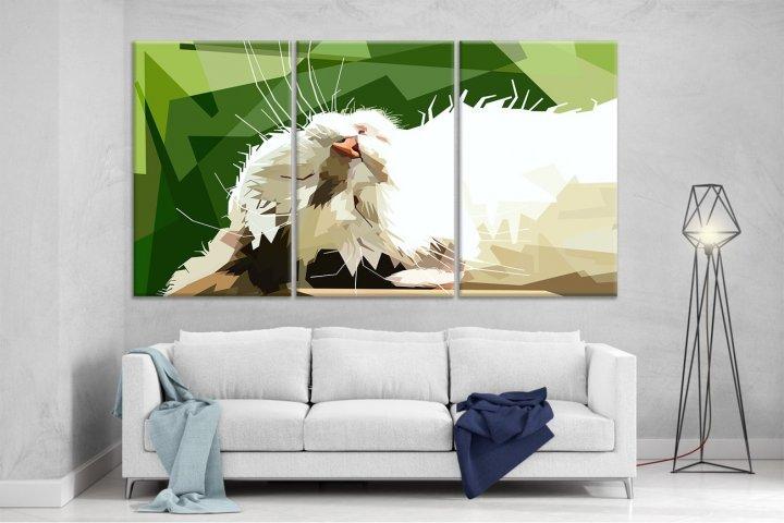 Картина модульная на холсте DK Котик 159x99 см (XL136)