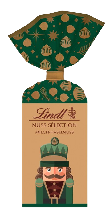 Шоколадні цукерки з фундуком Lindt Nuss Selection Milch Haselnuss 10 0г (2454536286)