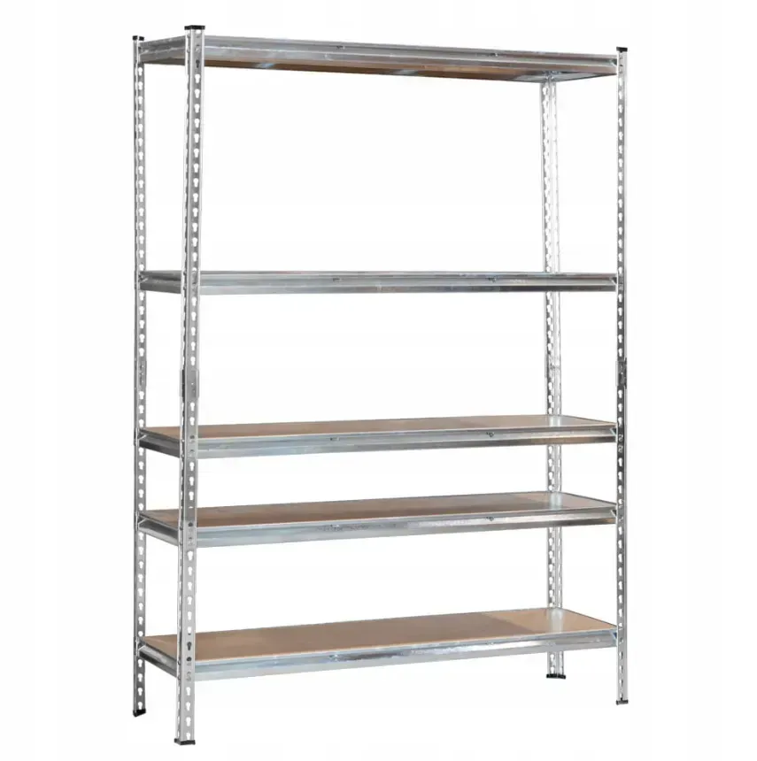 Стелаж металевий Mirpol оцинкована сталь 180х130х40 см 300 кг 5 полиць