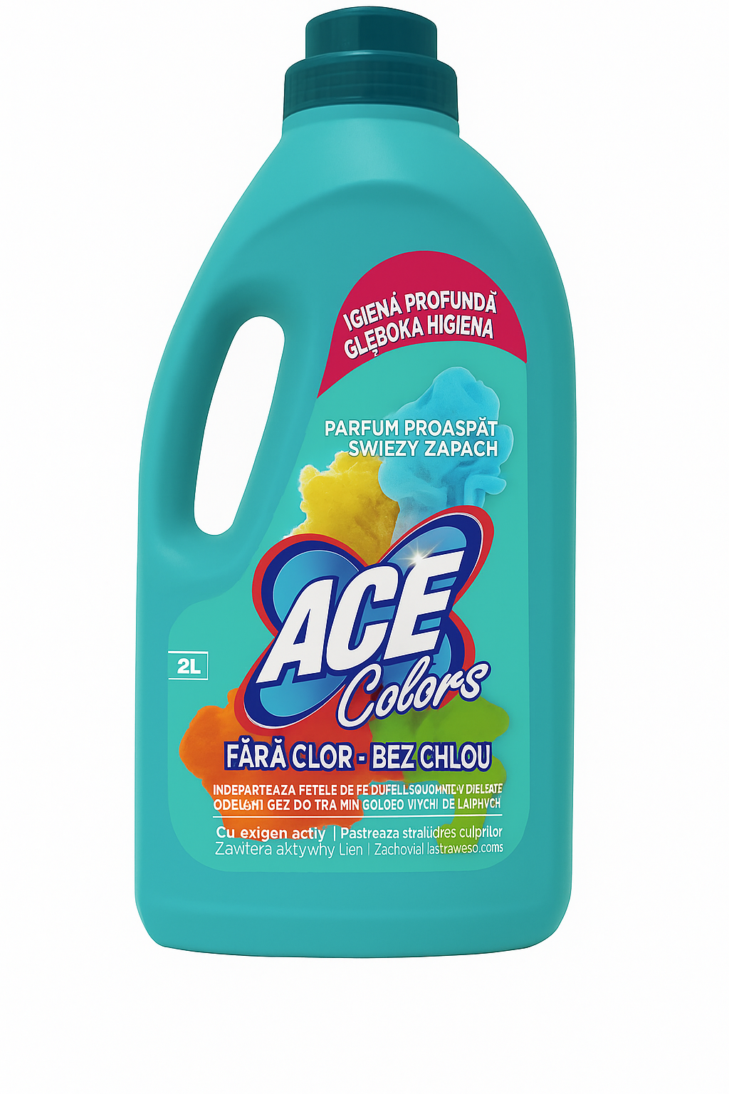 Засіб для прання кольорових речей ACE color Profumo з засобом для виведення плям 2 л (8b0-cii) Засіб для прання кольорових речей ACE color Profumo з засобом для виведення плям 2 л (8b0-cii)