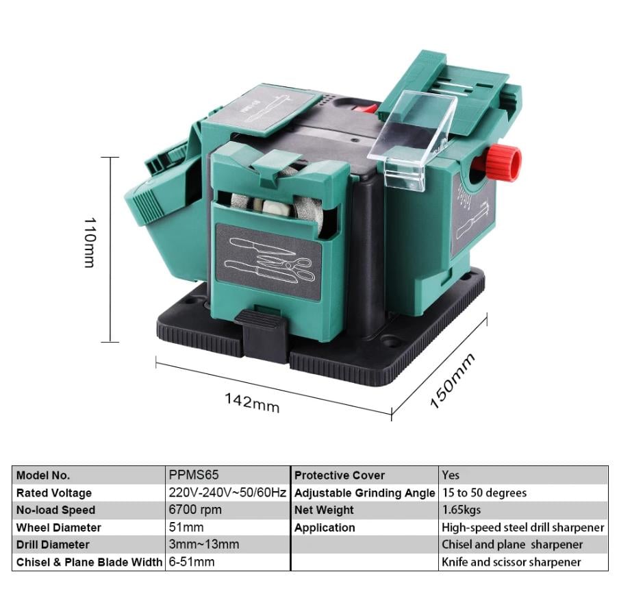 Станок заточной PosenPro PPMS65 4в1 65W - фото 5