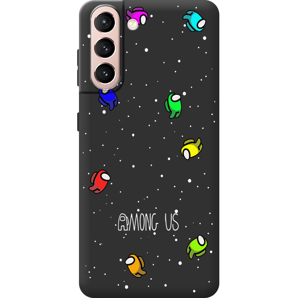 Чехол BoxFace Samsung G991 Galaxy S21 Among Us Invisible Черный силикон (41709-bk76-44632)