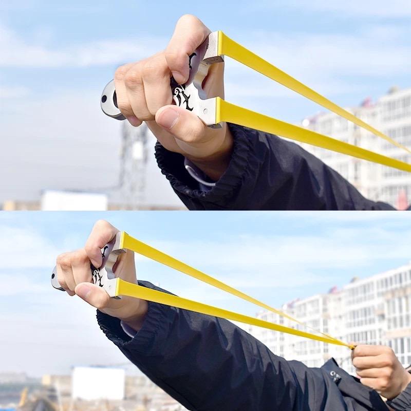 Рогатка ударна SFU Bull для тренувань/полювання/риболовлі металева з нержавіючим покриттям (0022) - фото 4