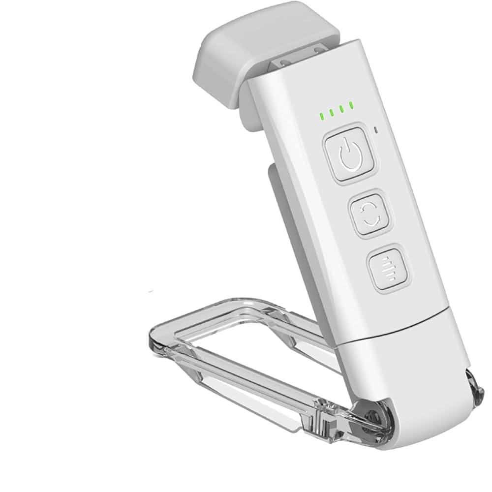 Лампа для чтения LED аккумуляторная на прищепке USB Белый (2612939301)