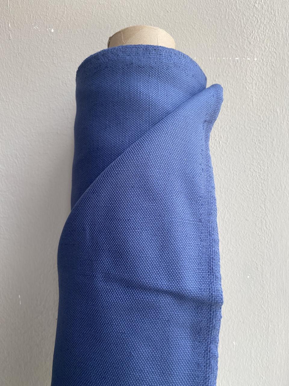 Тканина меблева LINEN PLUS 45% льон 55% бавовна 155 см Синій (13497-1/573) - фото 8