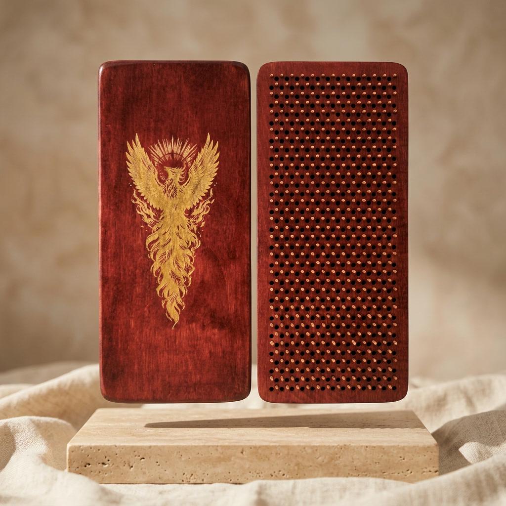 Доска Садху Krok Феникс омедненные гвозди 10 мм Вишня (TY-018-2)