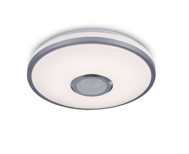 Смарт-светильник LED музыкальный Valeso для большой гостиной и спальни 60W RGB Белый