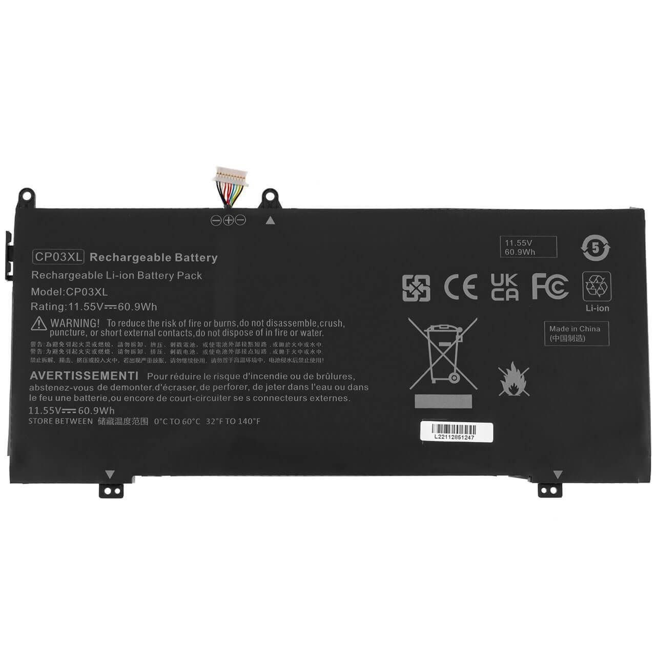 Акумулятор для HP Spectre X360 13-AE (109950)