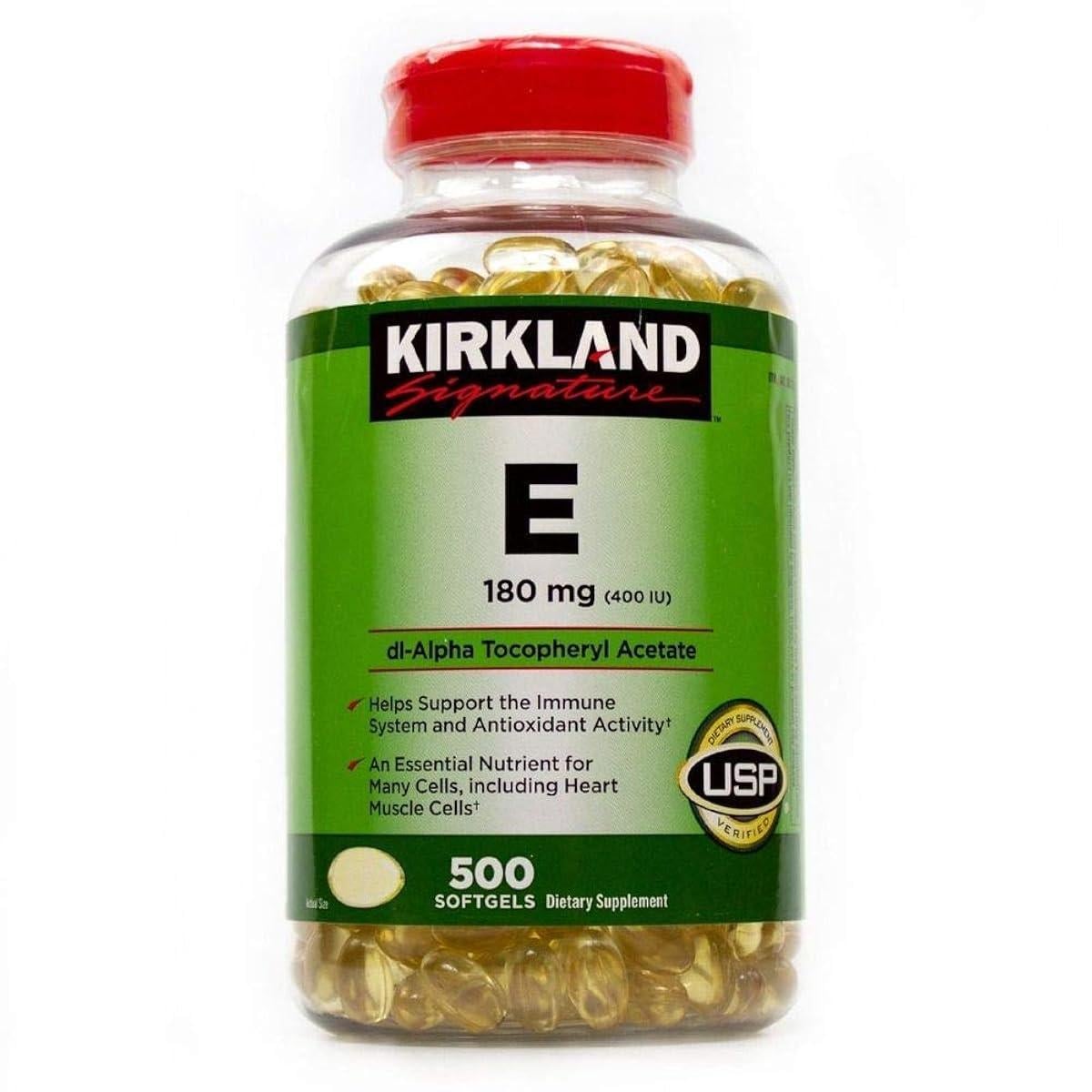 Витамины Kirkland Vitamin E 500 табл. 180 мг/400 МЕ (2359331695)