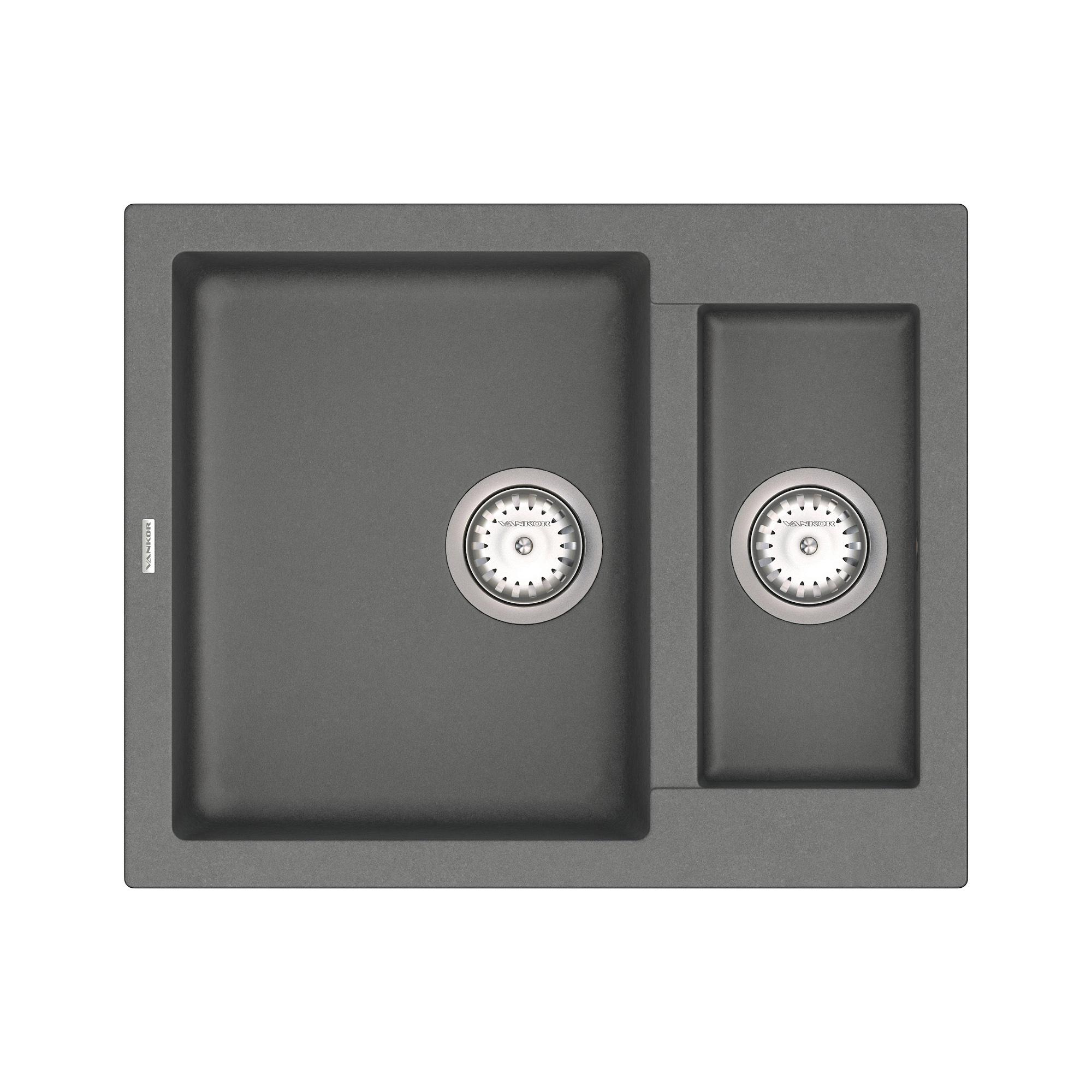Мойка для кухни Vankor Orman OMP 03.61 + сифон Vankor Gray (74873)