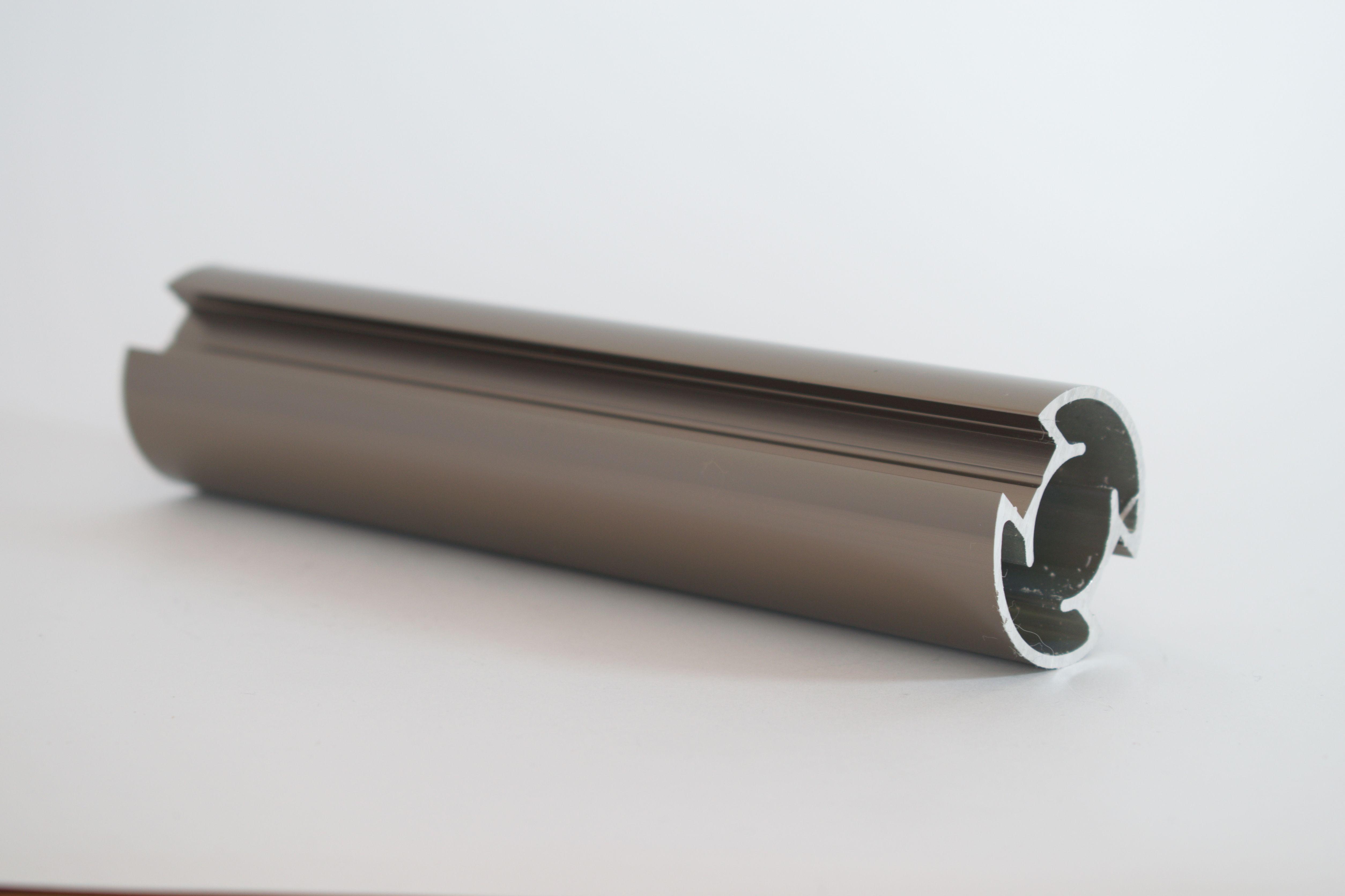 Стійка до алюмінієвих поручнів ⌀ 40 мм тип коло Шампань 1 пог. м (10103ш)