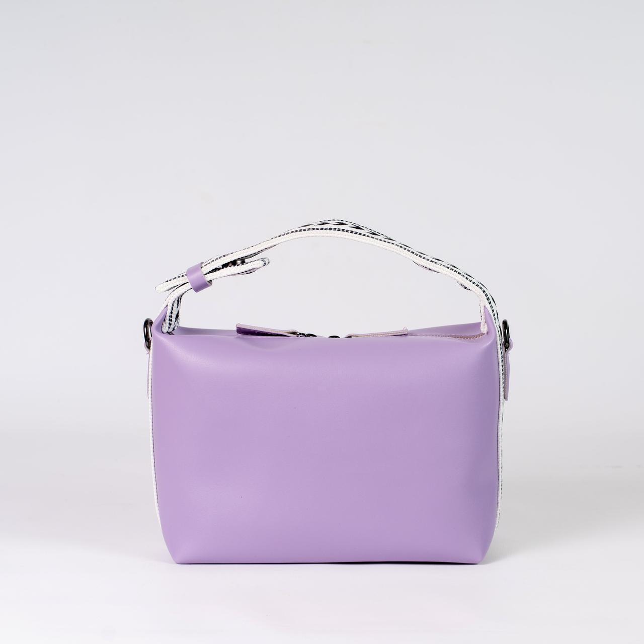 Сумка жіноча листоноша з довгим ремінцем KVITUCHA № 53-24 Лавандовий - фото 1 Сумка жіноча листоноша з довгим ремінцем KVITUCHA № 53-24 Лавандовий - фото 1