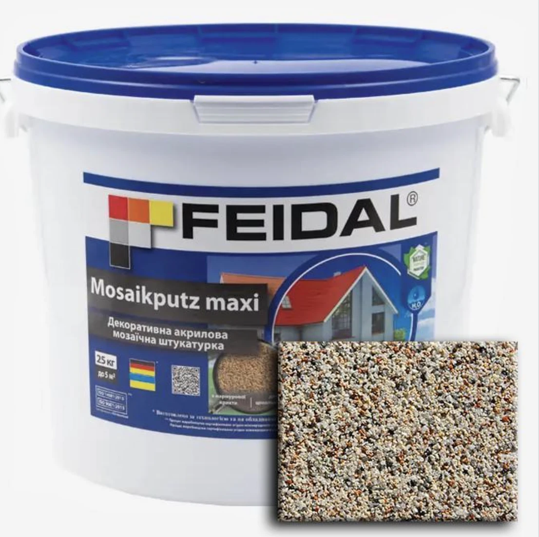 Декоративна штукатурка акрилова мозаїчна Feidal Mosaikputz maxi C30 25 кг (1886455349)