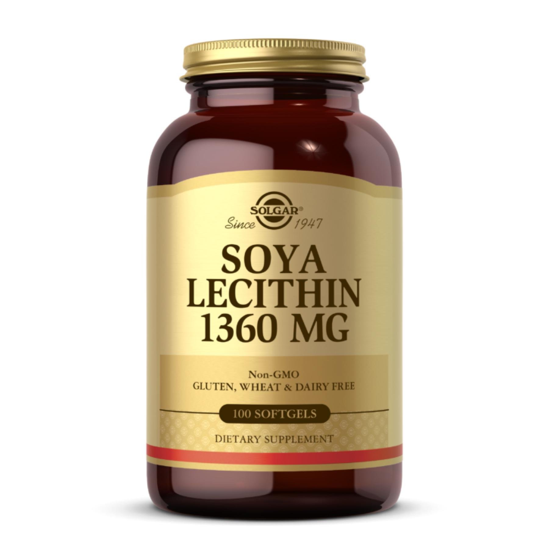 Амінокислота Lecithin 1360 mg 100 softgels (100-46-5574116-20)