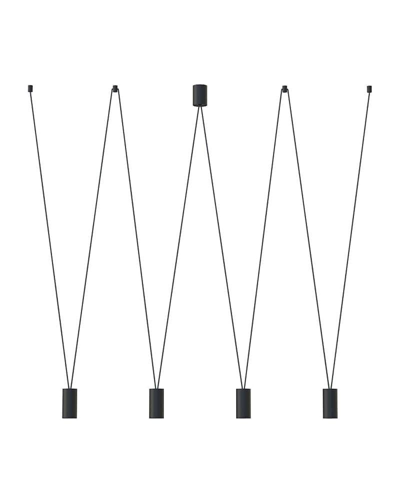 Светильник подвесной Nowodvorski 7822 More eye Bl GU10 4x10W IP20 Черный