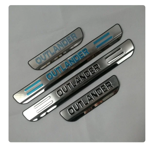 Накладки на пороги Mitsubishi Outlander 3, 4шт - фото 4 Накладки на пороги Mitsubishi Outlander 3, 4шт - фото 4