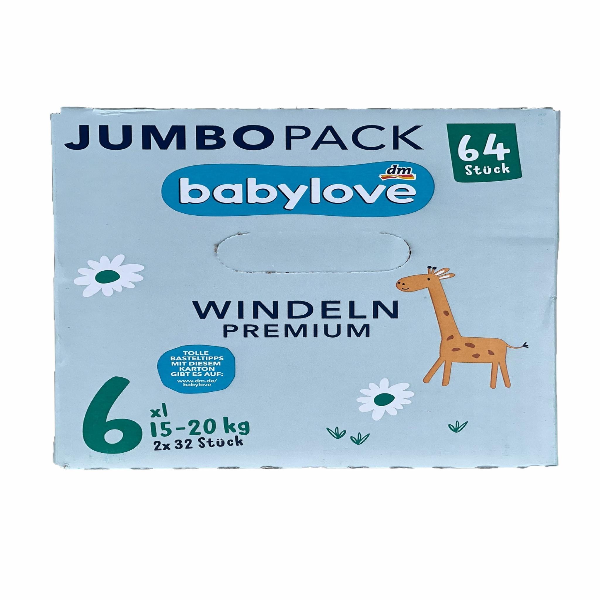 Подгузники детские Babylove Premium 6 15-20 кг 64 шт. (66601ae46b769667da63ec71) Подгузники детские Babylove Premium 6 15-20 кг 64 шт. (66601ae46b769667da63ec71)