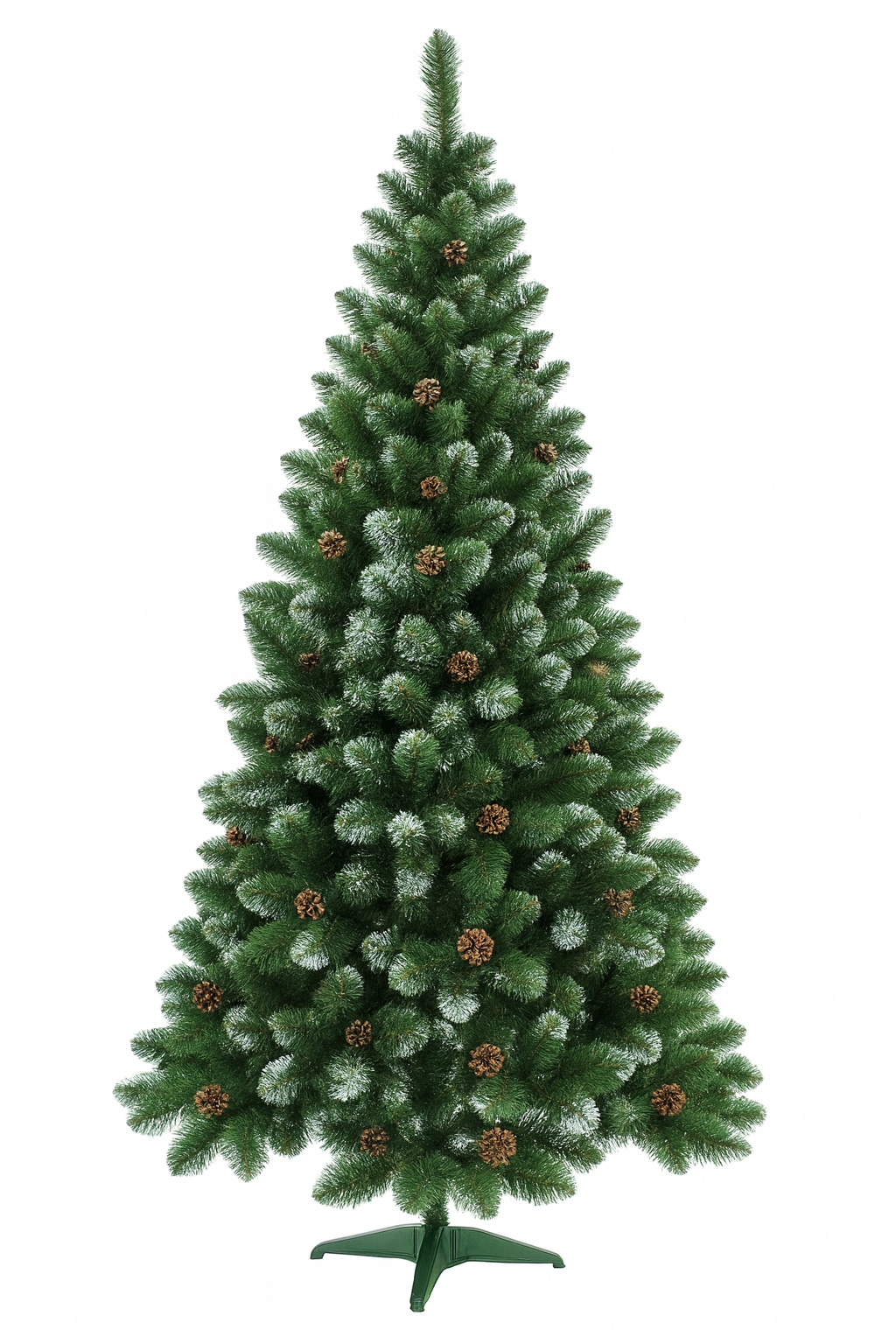 Искусственная елка пушистая со снегом YaLINKA Е22 с шишками из огнеупорного материала 220 см Зеленый (10105515) - фото 1 Искусственная елка пушистая со снегом YaLINKA Е22 с шишками из огнеупорного материала 220 см Зеленый (10105515) - фото 1