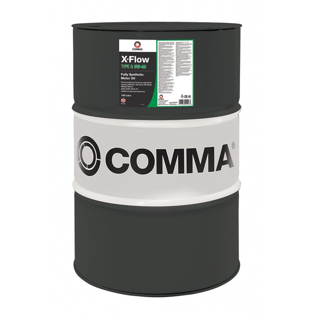 Моторне мастило COMMA X-FLOW TYPE G 5W-40 синтетичне 199 л (XFG199L) Моторне мастило COMMA X-FLOW TYPE G 5W-40 синтетичне 199 л (XFG199L)