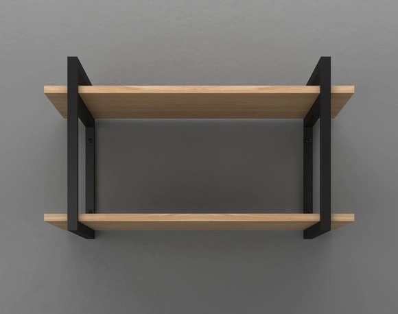 Полиця настінна EcoLoft Лофт IN-2183 Коричневий (23564640)