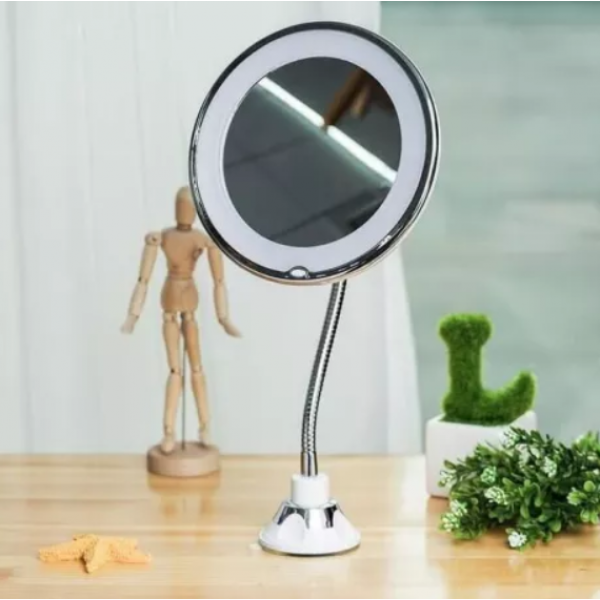 Дзеркало Magic Flexy Mirror з підсвічуванням LED косметичне - фото 8