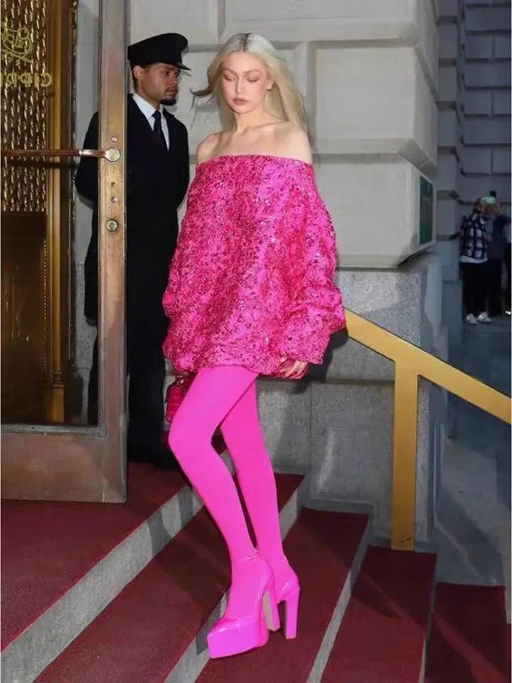 Колготки капроновые 60 Den Розовый (14424993) - фото 3 Колготки капроновые 60 Den Розовый (14424993) - фото 3