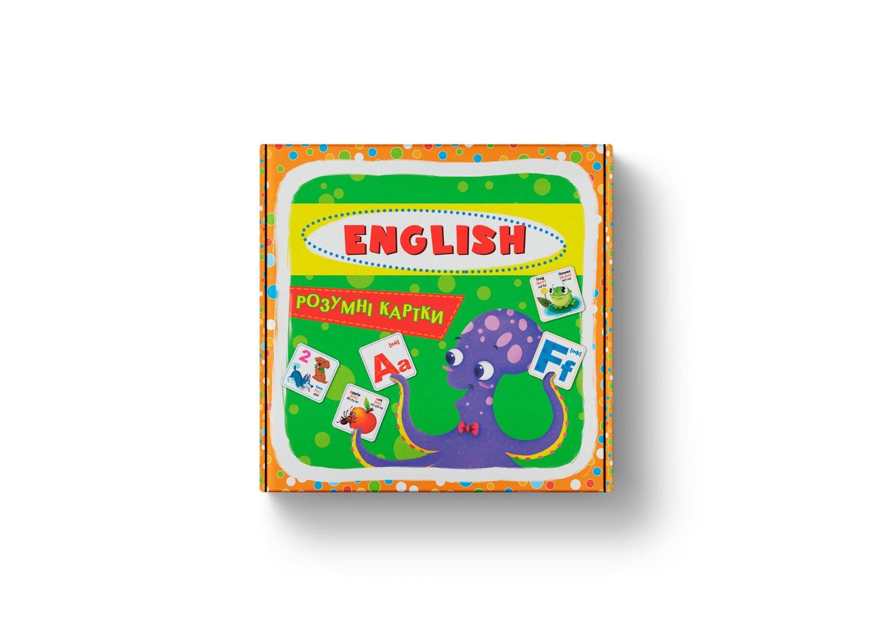 Умные карты. English ABC. 30 карт F00021660 9789669369642