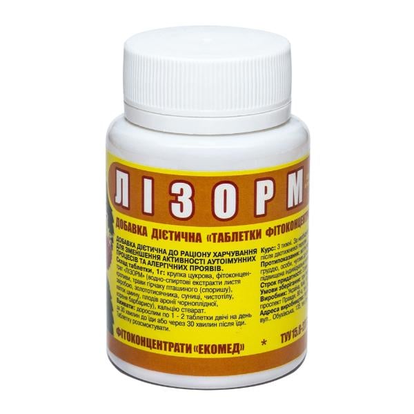 Комплекс противоаллергический Экомед Лизорм 60 таб. (000026984)
