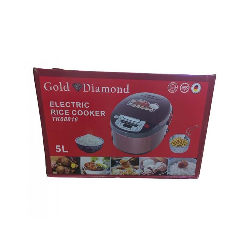 Мультиварка с фритюрницей Gold Diamond TK 08816 5 л Черный (43697-TK 08816_999) - фото 5