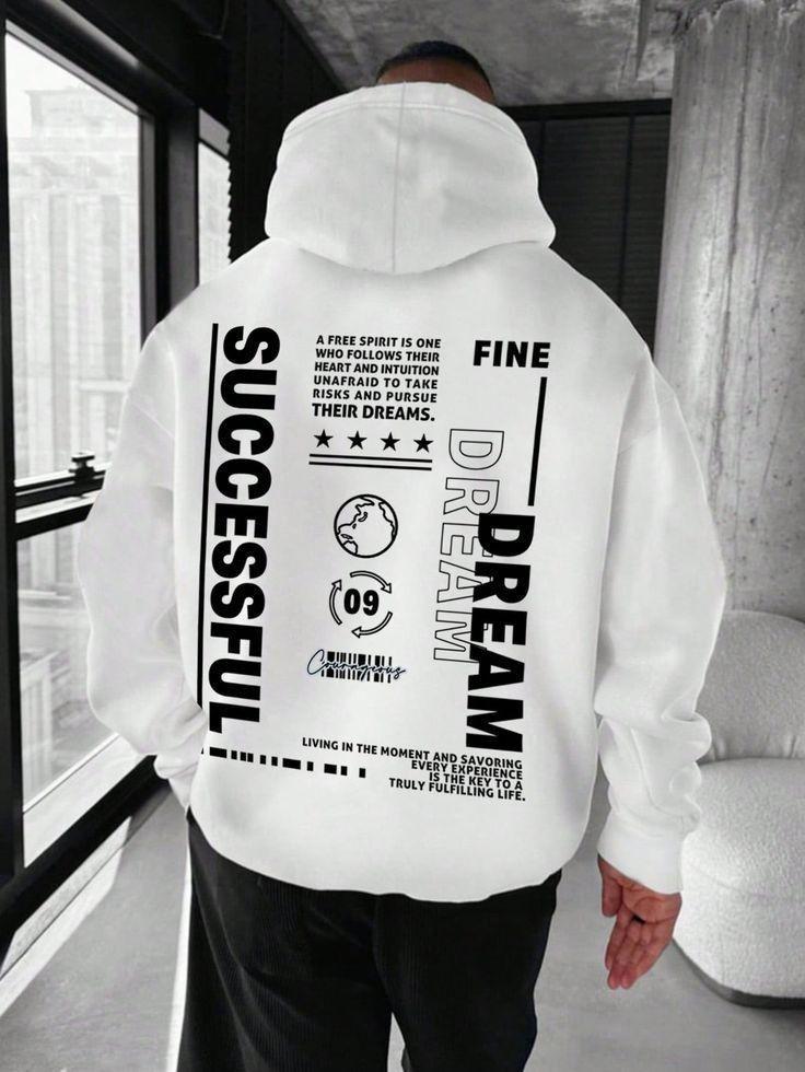 Худи мужское с принтом Pin-000-3009 XXL Белый (2702804662)