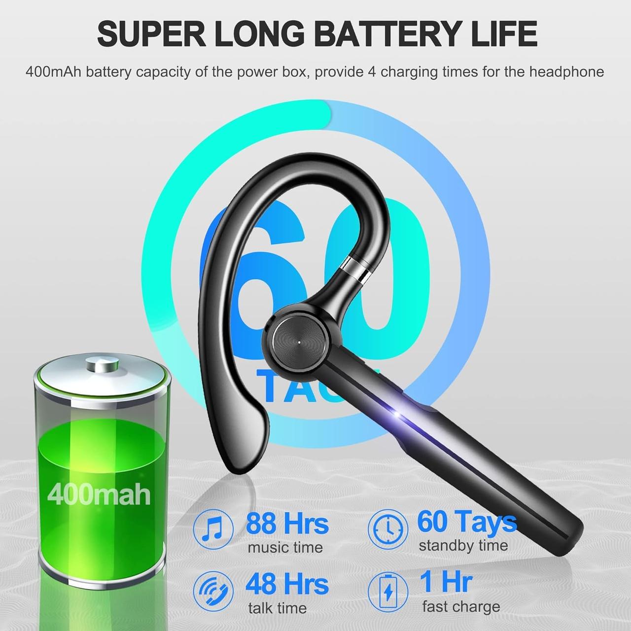 Гарнитура беспроводная Bluetooth с микрофоном - фото 9