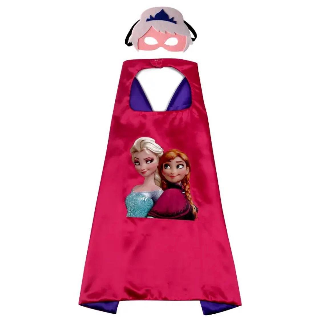 Плащ маскарадний із маскою холодне серце 14092 70х70 см (4687275) Плащ маскарадний із маскою холодне серце 14092 70х70 см (4687275)