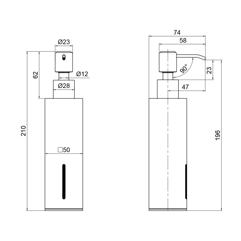 Дозатор для жидкого мыла Q-tap Liberty CRM 1152-2 - фото 3