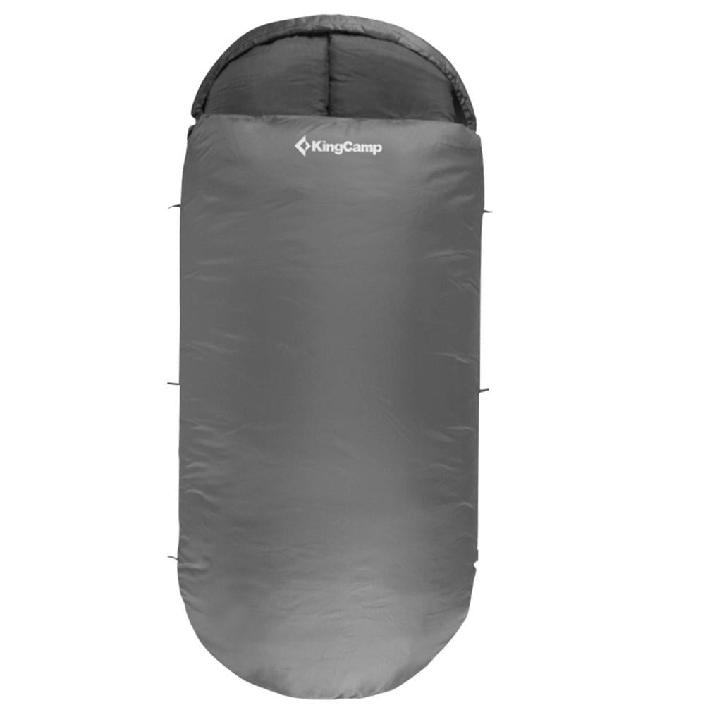 Спальник KingCamp Freespace 250  Grey L (лівий) (1026-KS3168 L Grey)