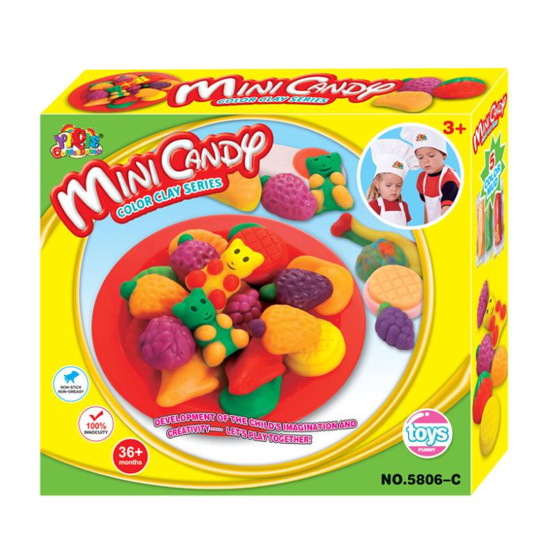 Набор пластилина для лепки UFT ALENTO Playdough Mini Candy