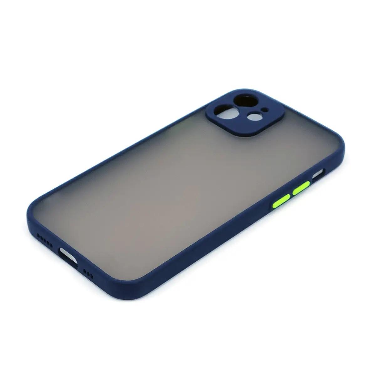 Силиконовый Чехол Накладка Avenger Totu Series Separate Camera Для iPhone 12 Navy Blue Силиконовый Чехол Накладка Avenger Totu Series Separate Camera Для iPhone 12 Navy Blue