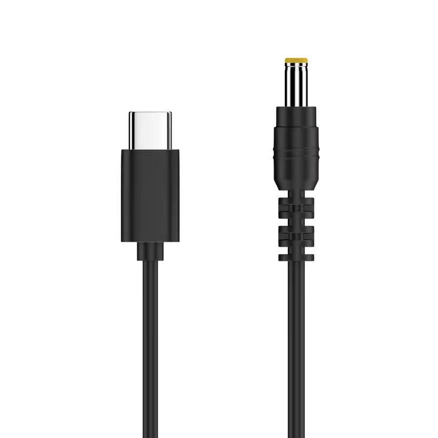 Кабель-адаптер USB Type-C на DC5525 DC 5,5x2,5 мм с триггером PD 9V/3А 27 Вт (ART-14282)