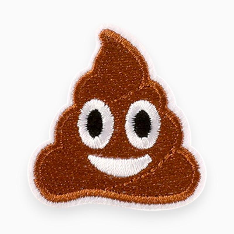 Термоаплікація Funny poop вишита 4,6х4,4 см 1 шт. Коричневий (АК4644л08)