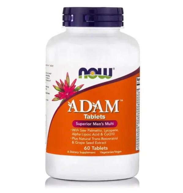 Вітаміни Now Foods Adam Superior Men's Multi 60 таблеток