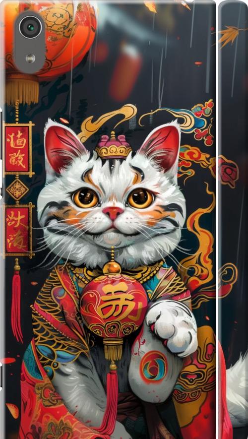 Чехол на Sony Xperia XA1 Ultra G3212 China Cat v2 (6135m-1237-42517)