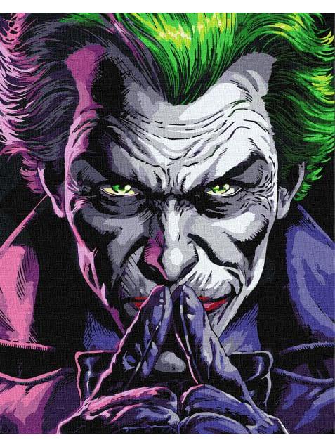 Картина по номерам Ideyka WB Joker Лицо безумия 40х50 см (KHO8759) Картина по номерам Ideyka WB Joker Лицо безумия 40х50 см (KHO8759)