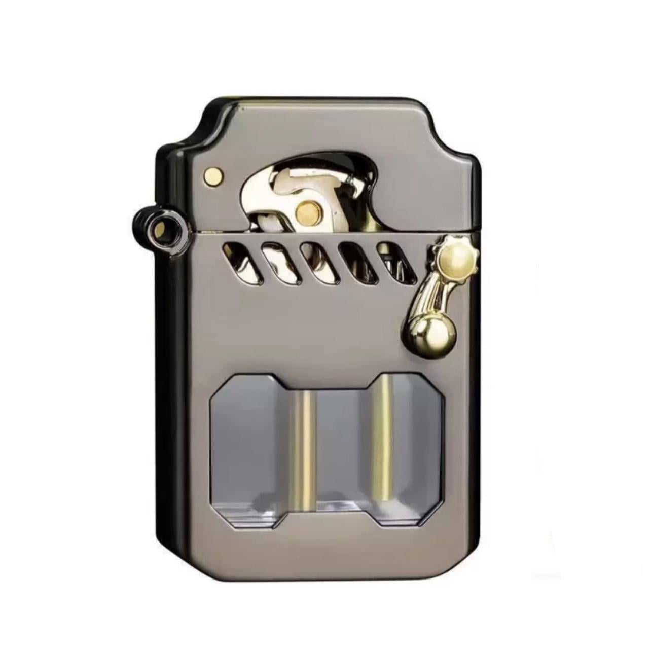 Зажигалка ZorroLighter металлическая бензиновая Черная (2357)